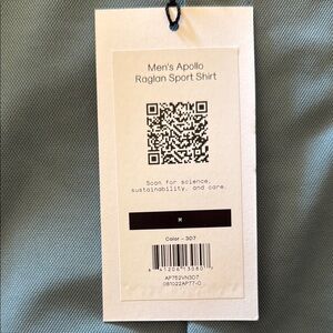 Men's Ministry of Supply Apollo Raglan Sport Shirt - Blue